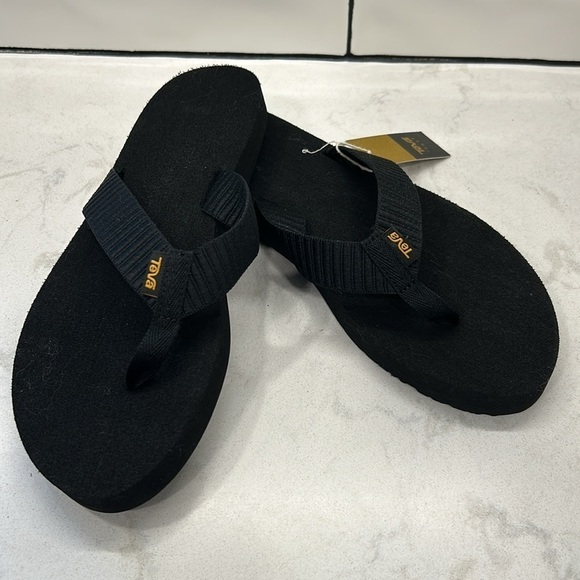 Teva Mush II Men's Flip Flop Sandals 10 Black NWT - Picture 8 of 13